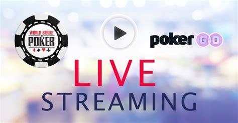 world series poker live stream